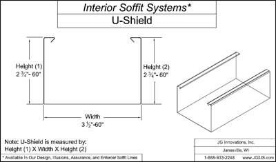 Interior Soffit Systems U-Shield